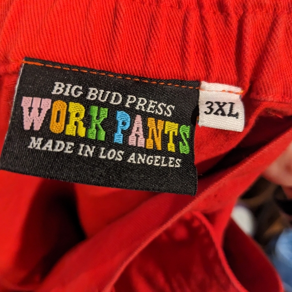 Big Bud Press Red Work Pants (Discontinued Color) 3XL - Picture 5 of 5